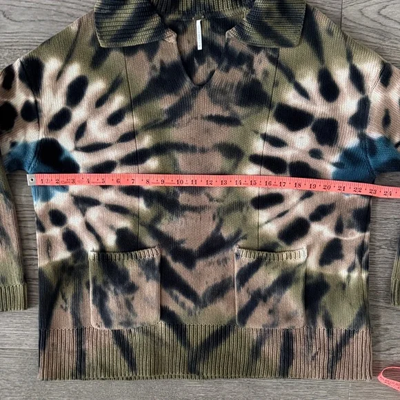 🌼YFG🌼 Chunky Tie-Dye Pullover Sweater, Size M - Picture 4 of 10